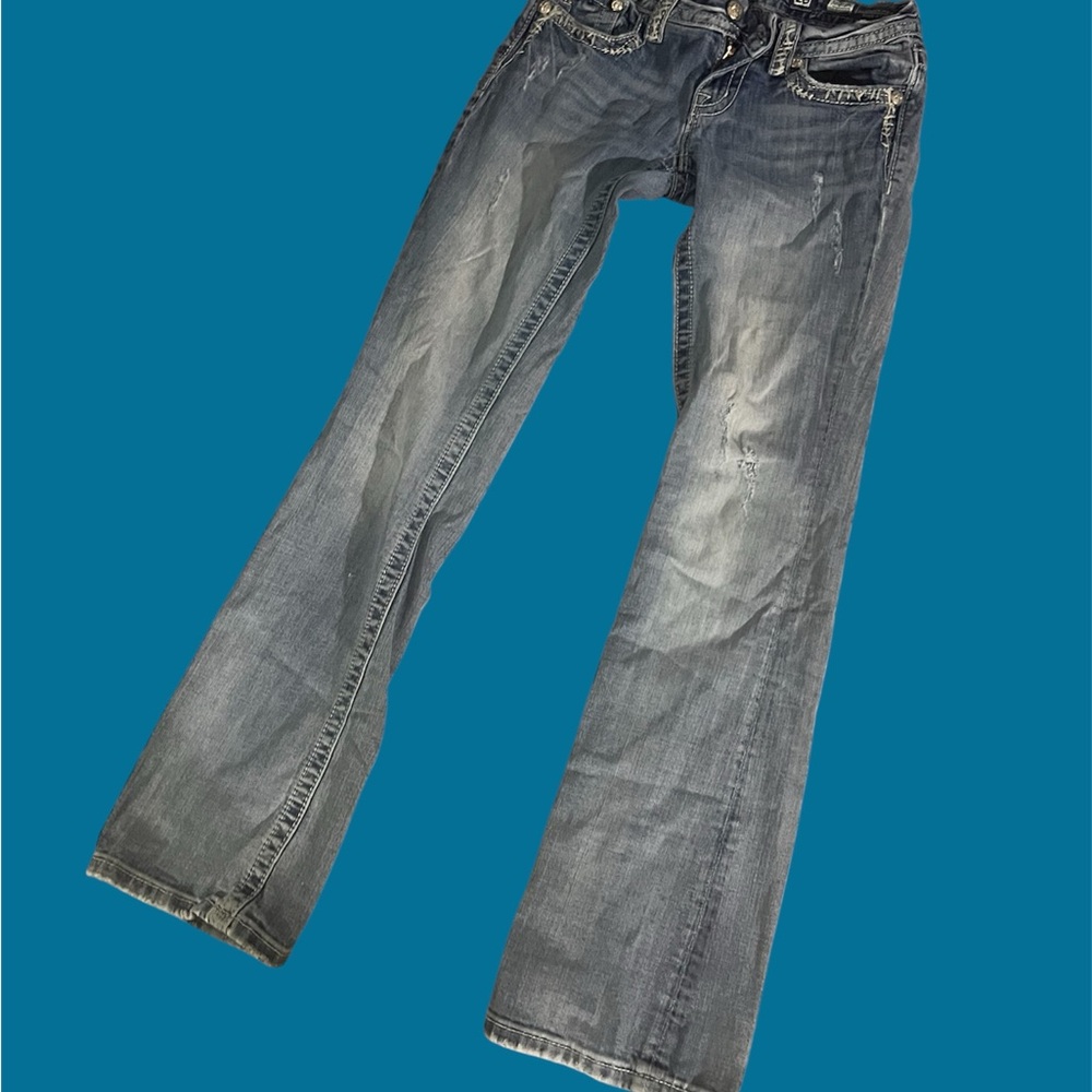 Miss Me Women's Blue Boot Cut Jeans #410